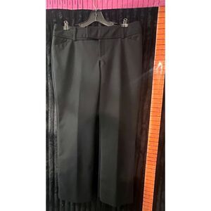 Merona Women's Size 12 Black Stretch Modern Fit Straight Leg Dress Pants